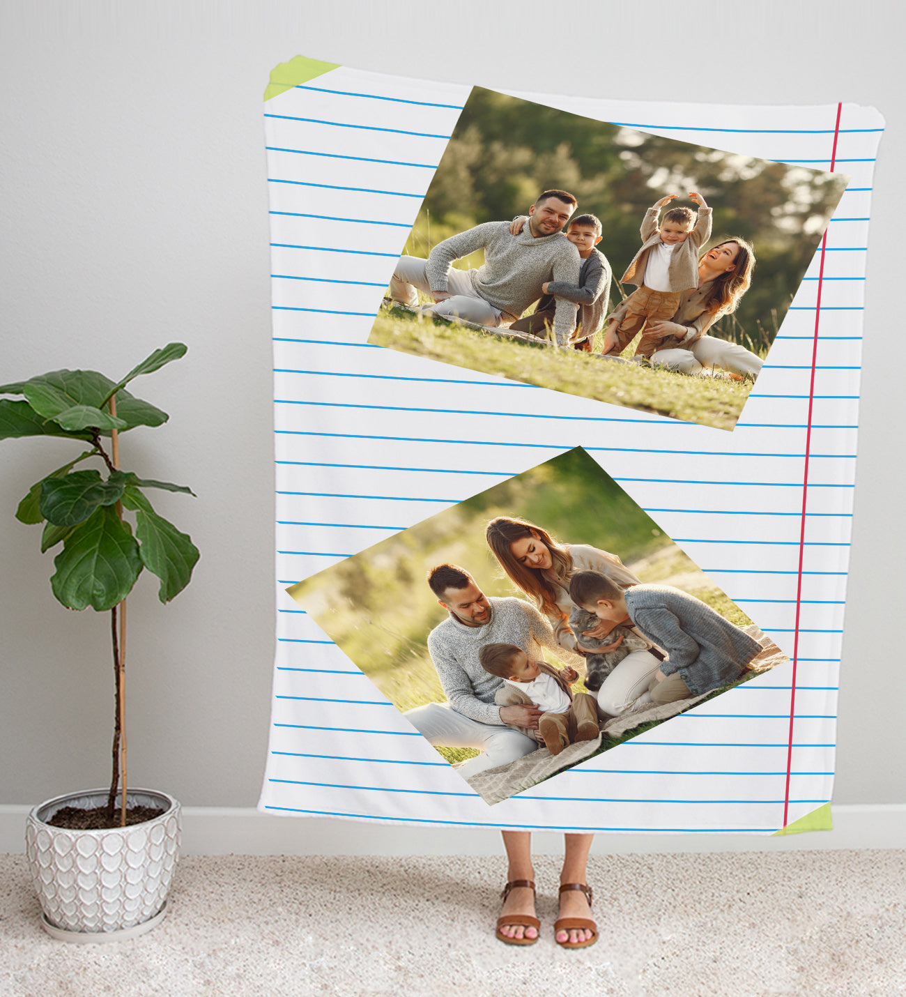 Kişiye Özel Fotoğraflı Not Defterim Battaniye 115898