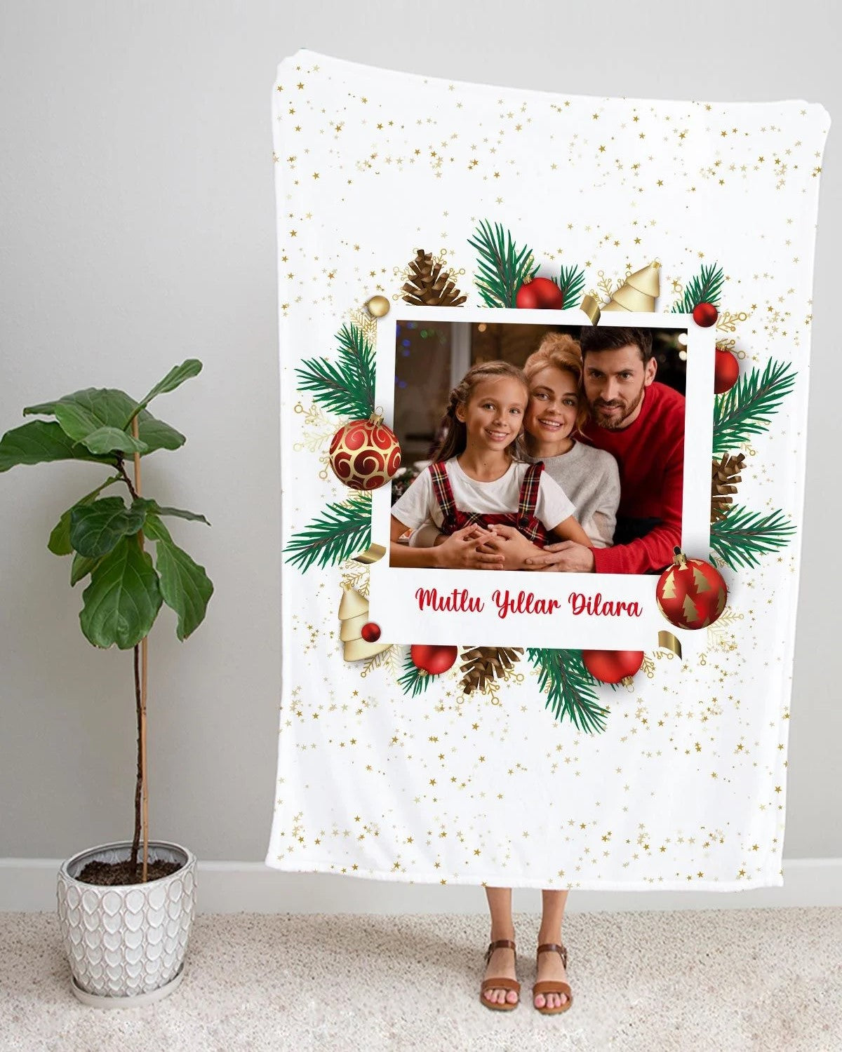 Kişiye Özel Yılbaşı Battaniye 3