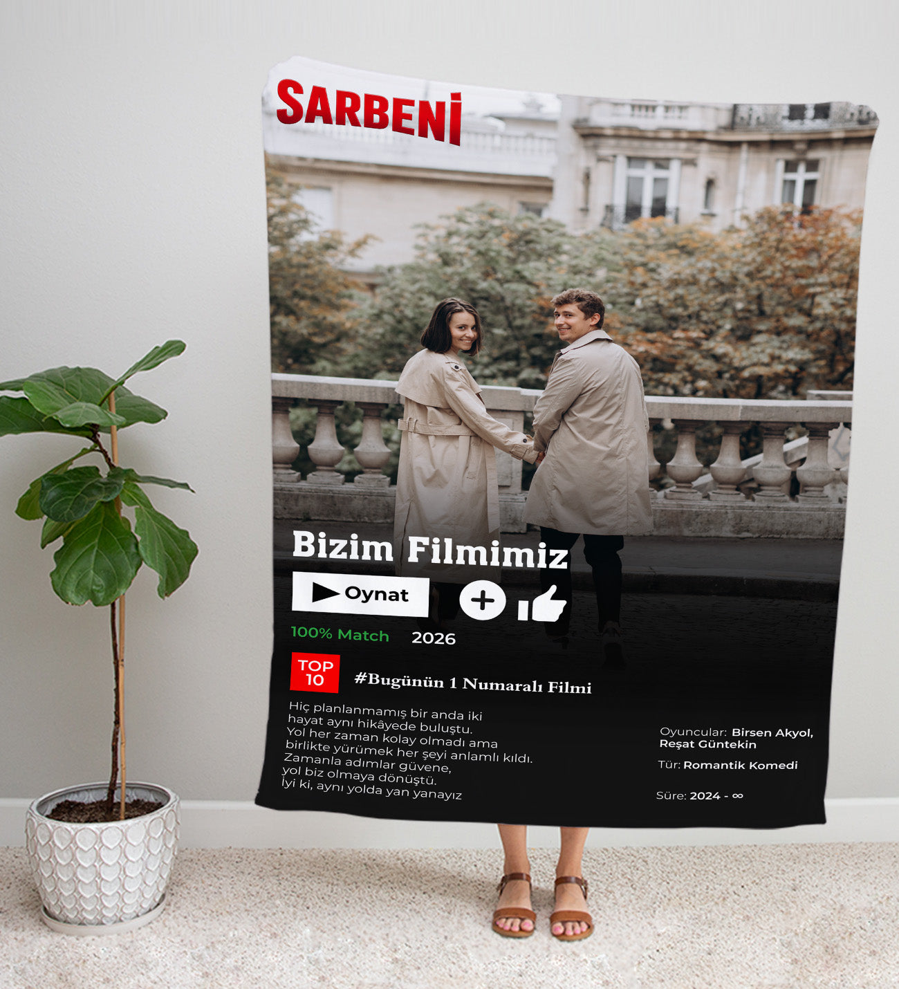 Kişiye Özel Netlfix Tasarım TV Battaniyesi 116244