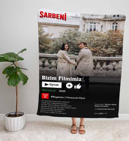 Kişiye Özel Netlfix Tasarım TV Battaniyesi 116244
