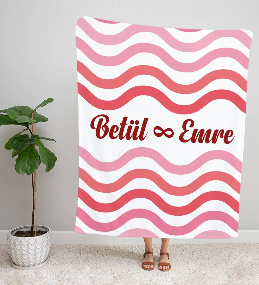 Kişiye Özel İsimli Battaniye