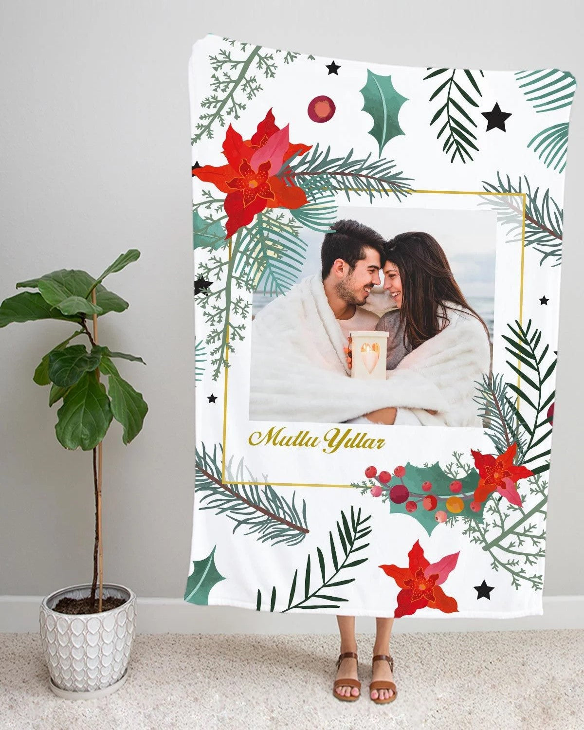 Kişiye Özel Yılbaşı Battaniye 1