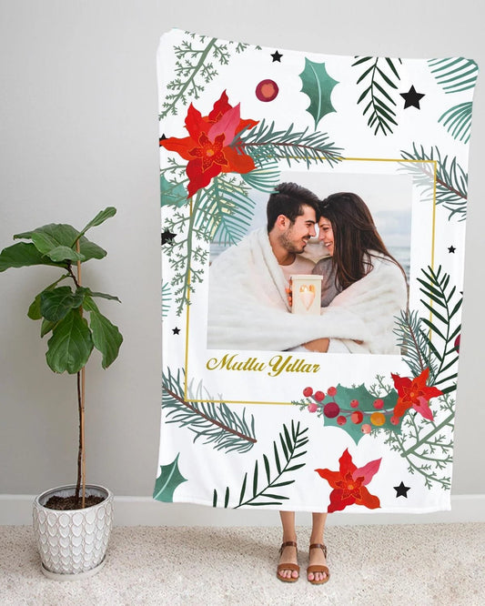 Kişiye Özel Yılbaşı Battaniye 1